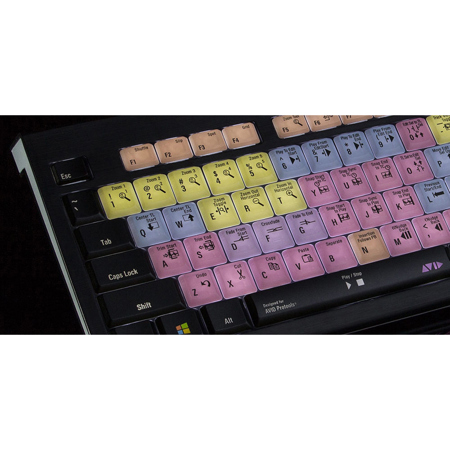 LogicKeyboard Avid Pro Tools Astra Backlit PC American English Keyboard