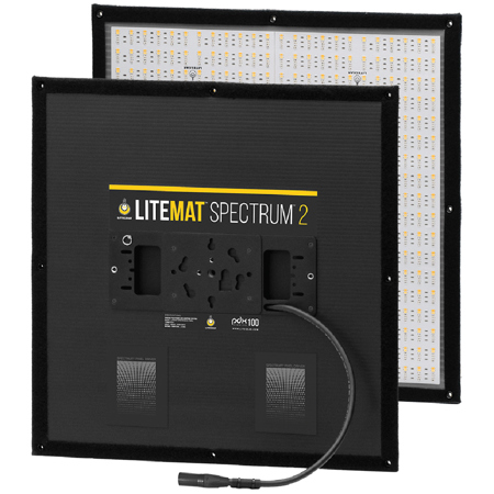 LiteGear LiteMat Spectrum 2 21x21" 100W Bi-Color LED Light Kit w/Controller,2019