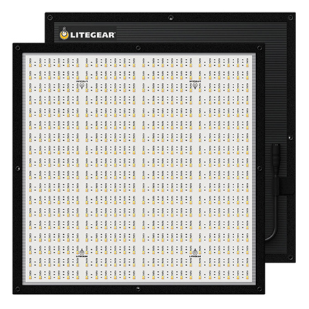 LiteGear LiteMat Spectrum 2 21.1x21.1" 100W Bi-Color Light Kit, Bare Ends, 2023