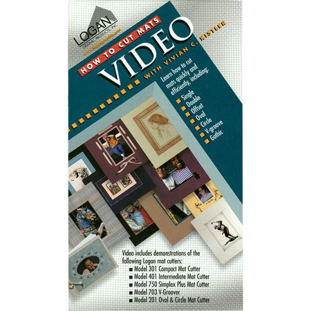 Logan Electric Logan Graphics "How To Cut Mats" Video by author, demonstrator and nationally known Certified Professional Framer, Vivian C. Kistler.
