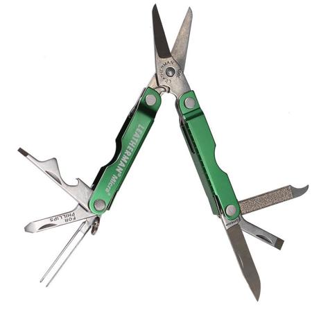 Leatherman Micra Multi-Tool, Aluminum Green, Box