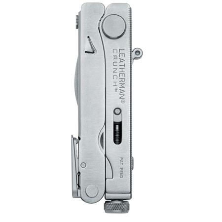 Leatherman Crunch Tool with Leather Case, 13 Tools in 1