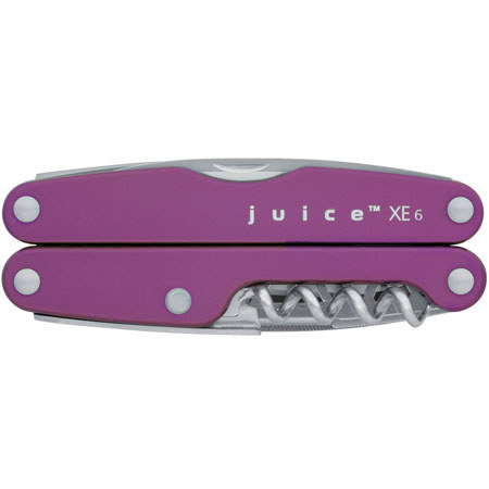 Leatherman Juice XE6 Multi-Tool, 18 Tools in 1 , Purple