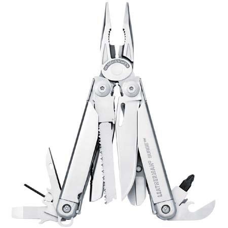 Leatherman Surge Stainless Steel Multi-Tool with Premium Nylon Sheath