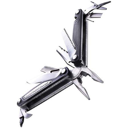 Leatherman Charge AL Multi-Tool, Stainless Steel with Needlenose Pliers Head & 17 Components with Leather Sheath and Gift Tin, Closed Length 4"