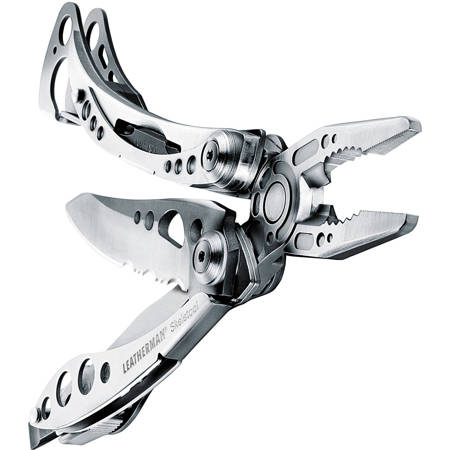 Leatherman Skeletool Multi-Tool, Stainless Steel with Needlenose Pliers Head & 7 Components with Nylon Sheath, Closed Length 4"