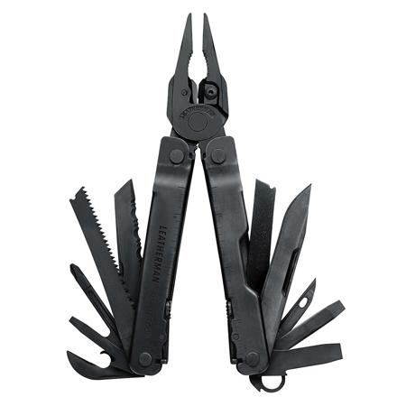 Leatherman Super Tool 300 Multi-Tool with Black MOLLE Sheath, Black Oxide