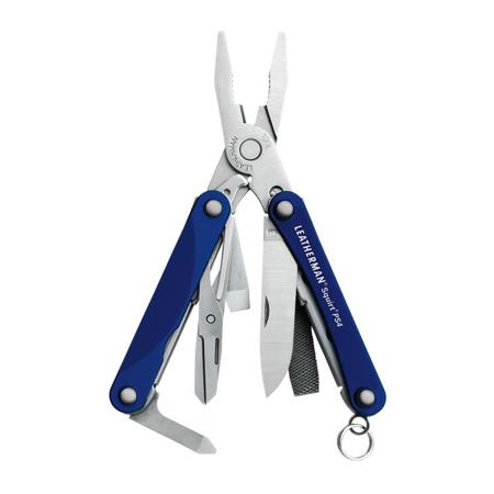 Leatherman Squirt PS4 Keychain Mini Multi-Tool, Blue, Box