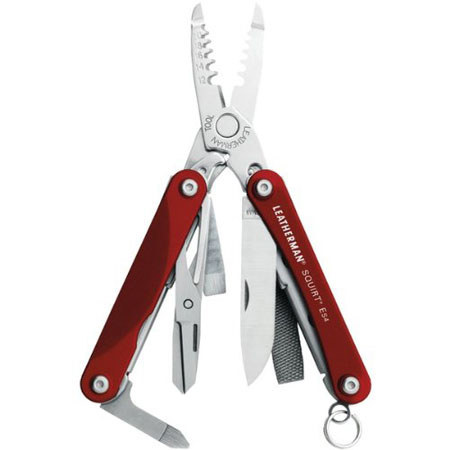 Leatherman Squirt ES4 Multi-Tool, Red