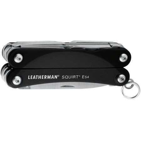 Leatherman Squirt ES4 Keychain Multi-Tool, Black