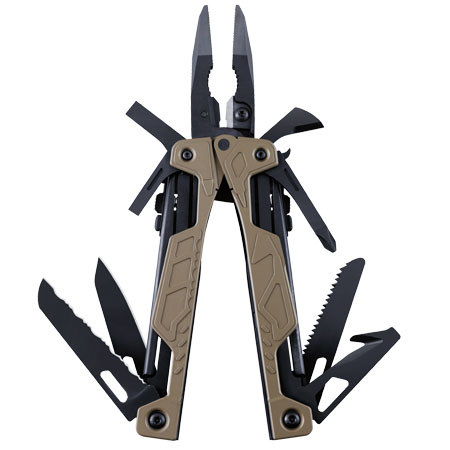 Leatherman OHT Multi-Tool with Molle Black Sheath, Coyote Tan