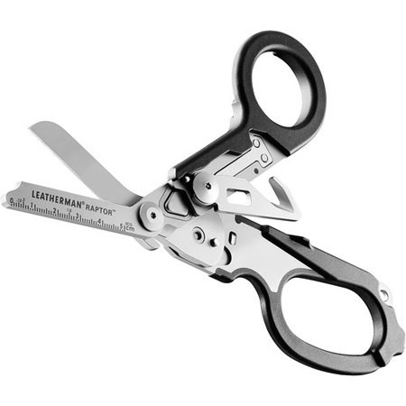 Leatherman Raptor with Medical Shears, Strap Cutter, Oxygen Tank Wrench, Ring Cutter, carbide-tip glass breaker & injection-molded polymer holster