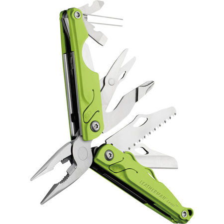 Leatherman Leap Multi-Tool for Kids, Green, 13 Tools