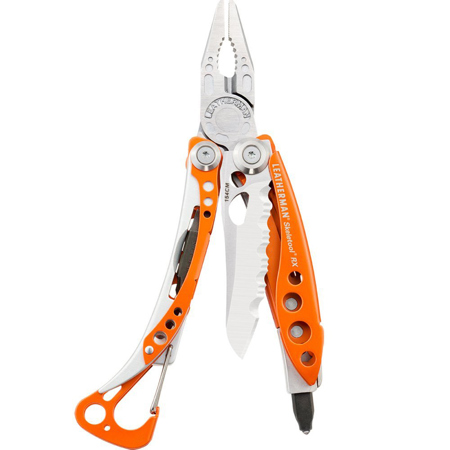 Leatherman Skeletool RX Multi-Tool with Standard Sheath, Orange, Box