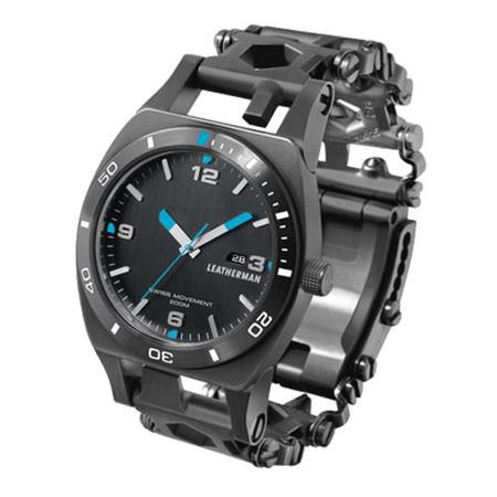 Leatherman Tread Tempo Wearable Multi-Tool Watch, Black, 30 Tools