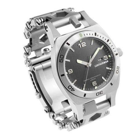 Leatherman Tread Tempo Wearable Multi-Tool Watch, Stainless Steel, 30 Tools