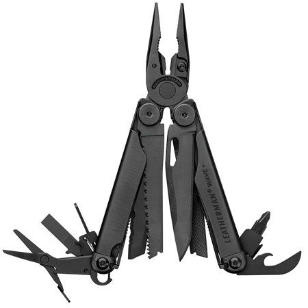 Leatherman Wave Plus CC Multi-Tool, Black Nylon Sheath, Stainless Steel