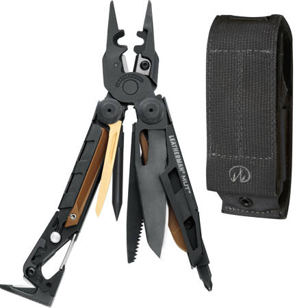 Leatherman MUT EOD Multi-Tool with Black MOLLE Sheath, Black Oxide, Box