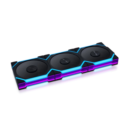 Lian-Li UNI FAN SL FLEX 120mm ARGB Reverse Blade Case Fan, 3-Pack