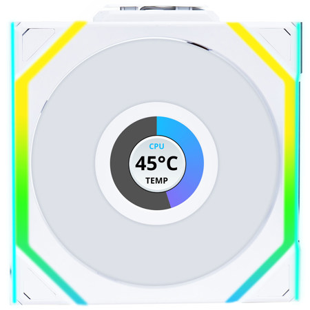 Lian-Li UNI FAN SL Wireless 1.6" LCD 120mm RGB Case Fan with Reverse Blade
