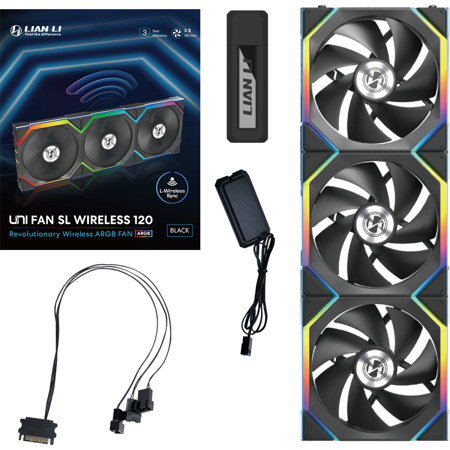 Lian-Li UNI FAN SL Wireless 120mm RGB Case Fan with