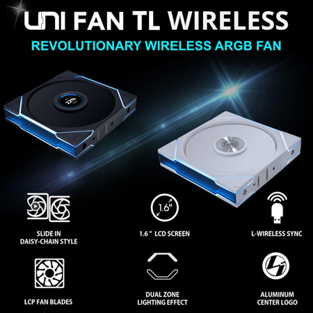 Lian-Li UNI FAN TL Wireless 140mm ARGB Case Fan