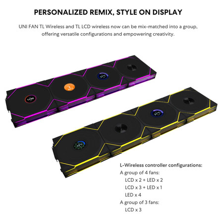 Lian-Li UNI FAN TL Wireless 140mm ARGB Case Fan