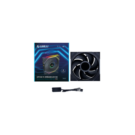 Lian-Li UNI FAN TL Wireless 140mm ARGB Case Fan Black Standard With LCD