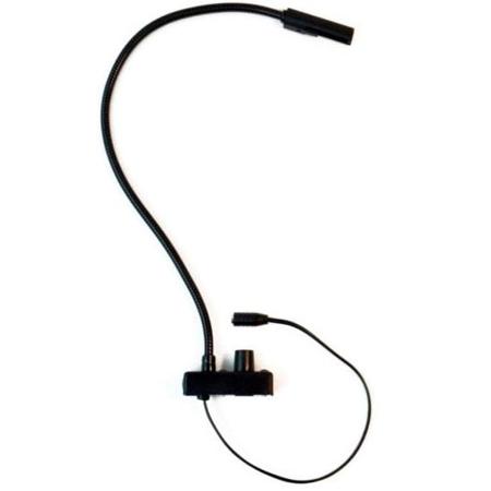 Littlite 12" Top Mount Gooseneck LED Light, Bottom Mount Cord, U.S Power Supply