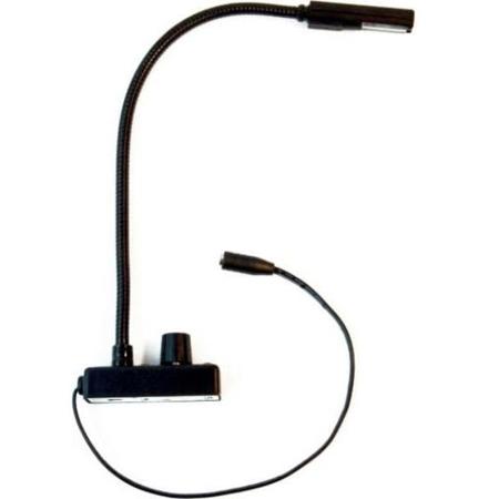 Littlite 18" Top Mount Gooseneck LED Light, End Mount Cord, Euro Power Supply