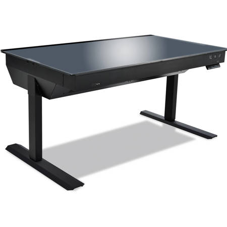 Lian-Li DK-05FX E-ATX Dual-System Height-Adjustable Desk Computer Case, Black