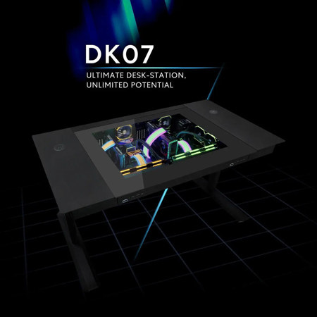 Lian-Li DK-07X E-ATX Dual-System Height-Adjustable Desk Gaming