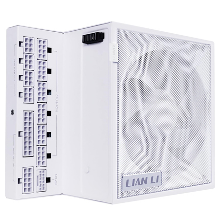 Lian-Li EG0850G EDGE GOLD 850W 80+ Gold Certified Fully Modular ATX Power Supply Unit, White