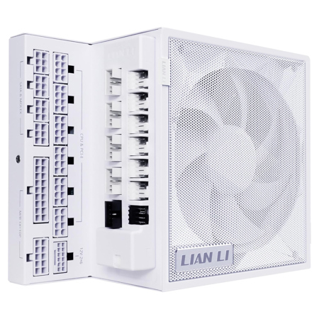 Lian-Li EG1000G EDGE GOLD 1000W 80+ Gold Certified Fully Modular ATX PSU with USB Hub, White
