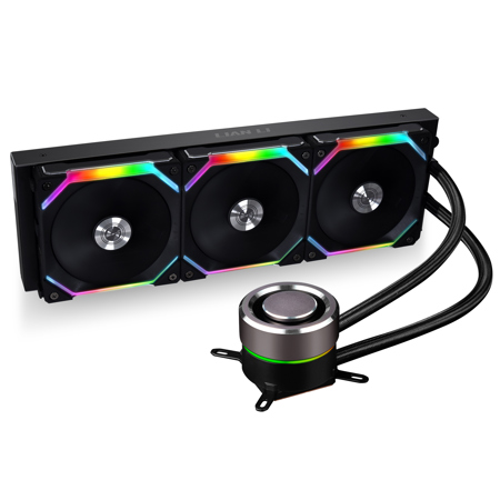 Lian-Li Galahad 360mm UNI FAN SL Edition All-in-One ARGB CPU Liquid Cooler,Black