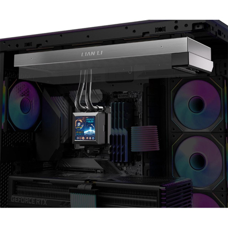 Lian-Li HydroShift LCD AIO 360 Fan-Less Liquid Cooler with 2.88