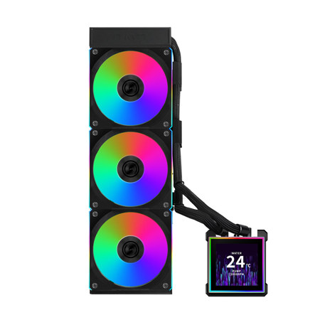 Lian-Li HydroShift II LCD-S 360 All-In-One ARGB CPU Liquid Cooler Black with Fan