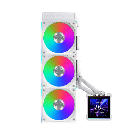 Lian-Li HydroShift II LCD-S 360 All-In-One ARGB CPU Liquid Cooler White with Fan
