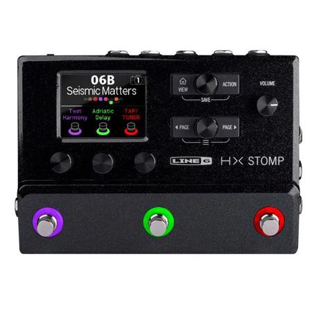 Line 6 HX STOMP Compact Professional Guitar Processor, Next Generation Amp and FX Modeler for Pedalboard