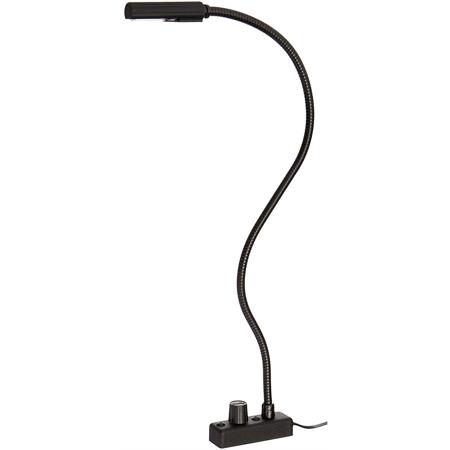 Littlite L-LED Series LED 18" Permanently Attached Gooseneck Lampset, U.S Power Supply