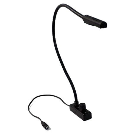 Littlite L-2 Series Low Intensity 6" Permanently Attached Gooseneck Lampset, U.S Power Supply