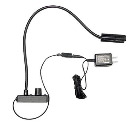 Littlite L-3 Series High Intensity 18" Permanently Attached Gooseneck Lampset, U.S Power Supply