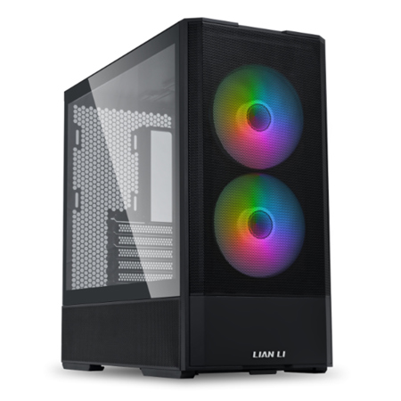 Lian-Li LANCOOL 207 ARGB Tempered Glass ATX Mid-Tower Computer Case, Black