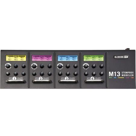 Line 6 M13 Multi-Effects Stompbox Modeler Guitar Pedal, 4x FX Units