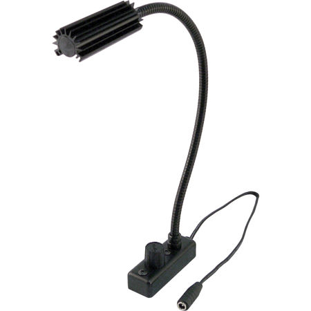 Littlite Multi-Volt High Intensity LED Lampset with 12-28V Dimming 12" Permanently Attached Top Mount Gooseneck, US Power Supply