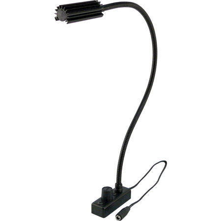 Littlite Multi-Volt High Intensity LED Lampset with 12-28V Dimming 18" Permanently Attached Top Mount Gooseneck, US Power Supply