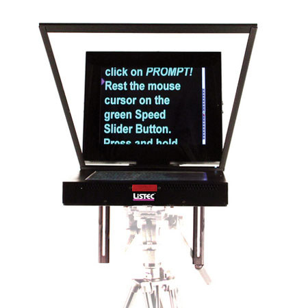 Listec Teleprompters MZLT-1017S Mini DV Prompter with Z-Pro Mounting Hardware
