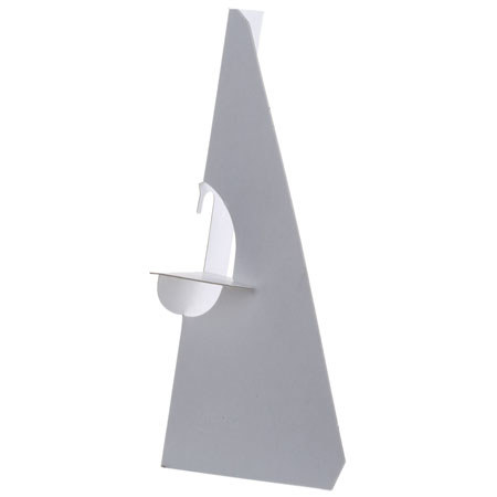 Lineco L3281232 Single Wing Stick Easel Backs, 12", 25/Pkg, White