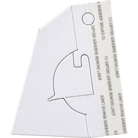 Lineco L3281233 Single Wing Stick Easel Backs, 3", 25/Pkg, White