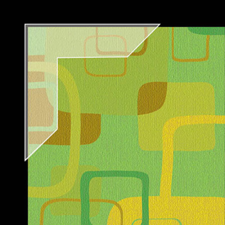 Lineco Self-Adhesive Mounting Corners, Full View, 1.25 inch, 250/Pkg